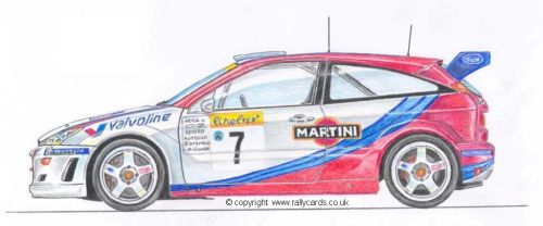Ford Focus WRC. Colin McRae